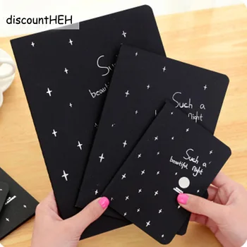 

1 Pc Notebook Diary Black Paper Notepad 16K/32K/56K Sketch Graffiti Notebook for Drawing Painting Office School Stationery Gifts