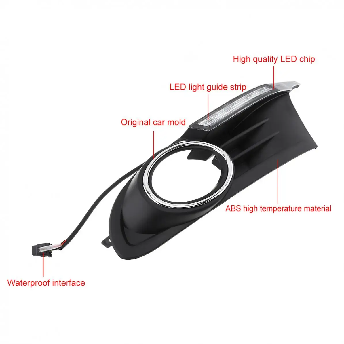 White Light Modified Car Lamp Day Running Light LED Daytime Traffic Lights Fit for Volkswagen Golf 6
