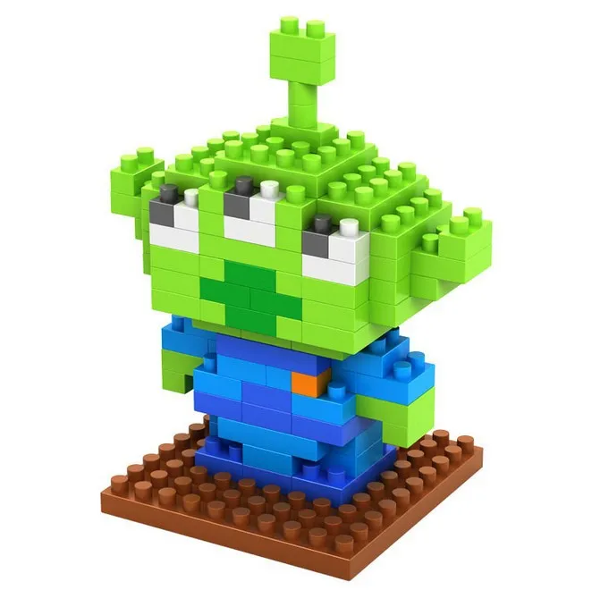 Toy story Alien 120PCS Loz Diamond Block Set Model Plastic Building