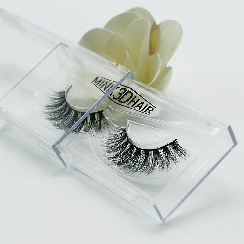 US $238.04 Free DHL 100pairs Eyelashes Mink False Eyelashes Handmade Mink Collection 3D Dramatic Lashes Style Glitter Packaging