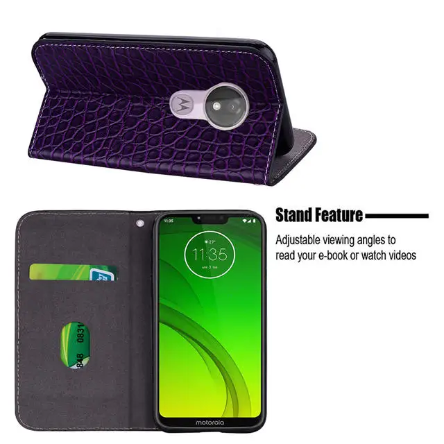 Для moto g7 power Bling крокодиловый кошелек чехол для moto rola moto G7 power блеск роскошный Аллигатор из искусственной кожи Стенд Флип Чехол