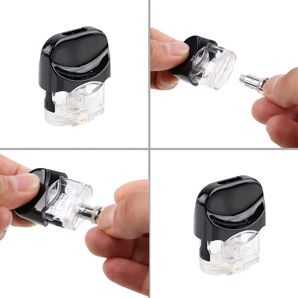 Новейший Smok Nord комплект электронной сигареты pod vape с аккумулятором 1100 мАч и 3 мл