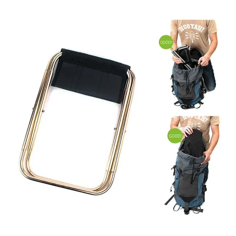 

1 Pc Quality Outdoor Foldable Fishing Chair Ultra Light Weight Portable Folding Camping Picnic Fishing Chair With Bag