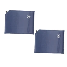 2 шт на открытом воздухе Самонадувающийся Стадион; подушка для сиденья Водонепроницаемая садовая прокладка для сиденья синий с сумкой для переноски