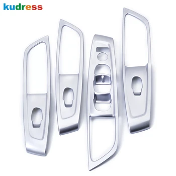 

Interior Accesoories Car Styling Matte Window Armrest Cover Window Switch Lift Contorl Decorative Fit For Renault Koleos 2017