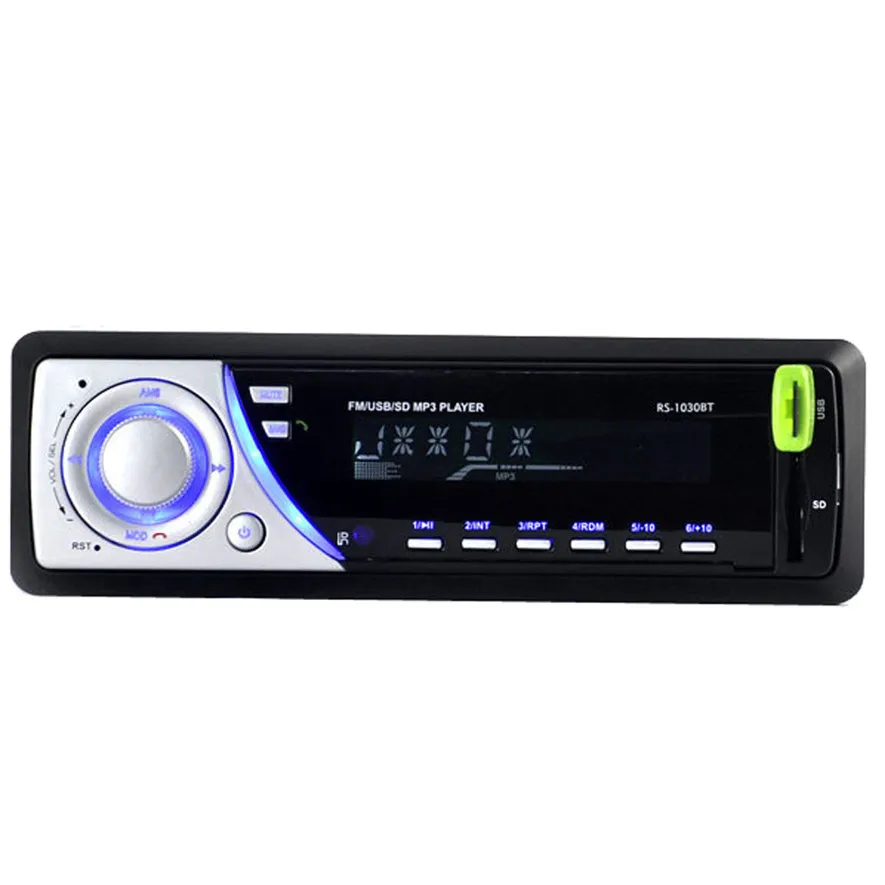 Bluetooth автомобильный стерео аудио в тире FM Aux вход приемник SD USB MP3 радио плеер