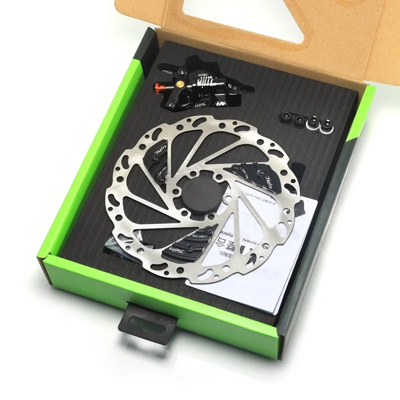 Juin Tech X1 гидравлический кабель тяните дисковый тормозной суппорт 160 мм ребра охлаждения для велокросса СХ дорога MTB Тайвань