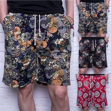 Модные мужские летние пляжные шорты с принтом для серфинга, плавающие черные мужские плавки