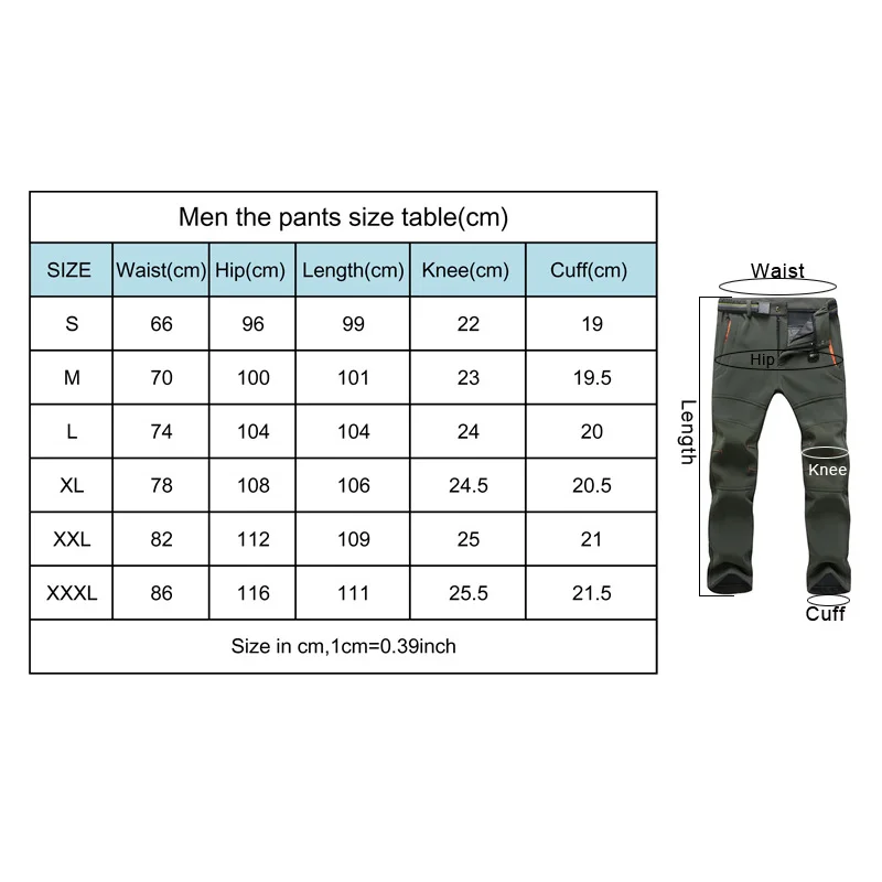 Escalada camping senderismo trekking Pantalones cáscara suave otoño invierno a prueba de viento impermeable calor radiación protección hombres Pantalones Escalada camping senderismo trekking Pantalones cáscara suave otoño invierno a prueba de viento impermeable calor radiación protección hombres Pantalones