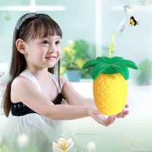 Новая экзотическая детская арбузная чаша с чашками, милая пляжная чашка с ананасом, портативная вместительная, пластиковая бутылка для воды