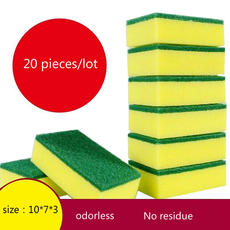 Sponge Material Scouring Pad Clean Wipe Tools Washing Towels and Dish