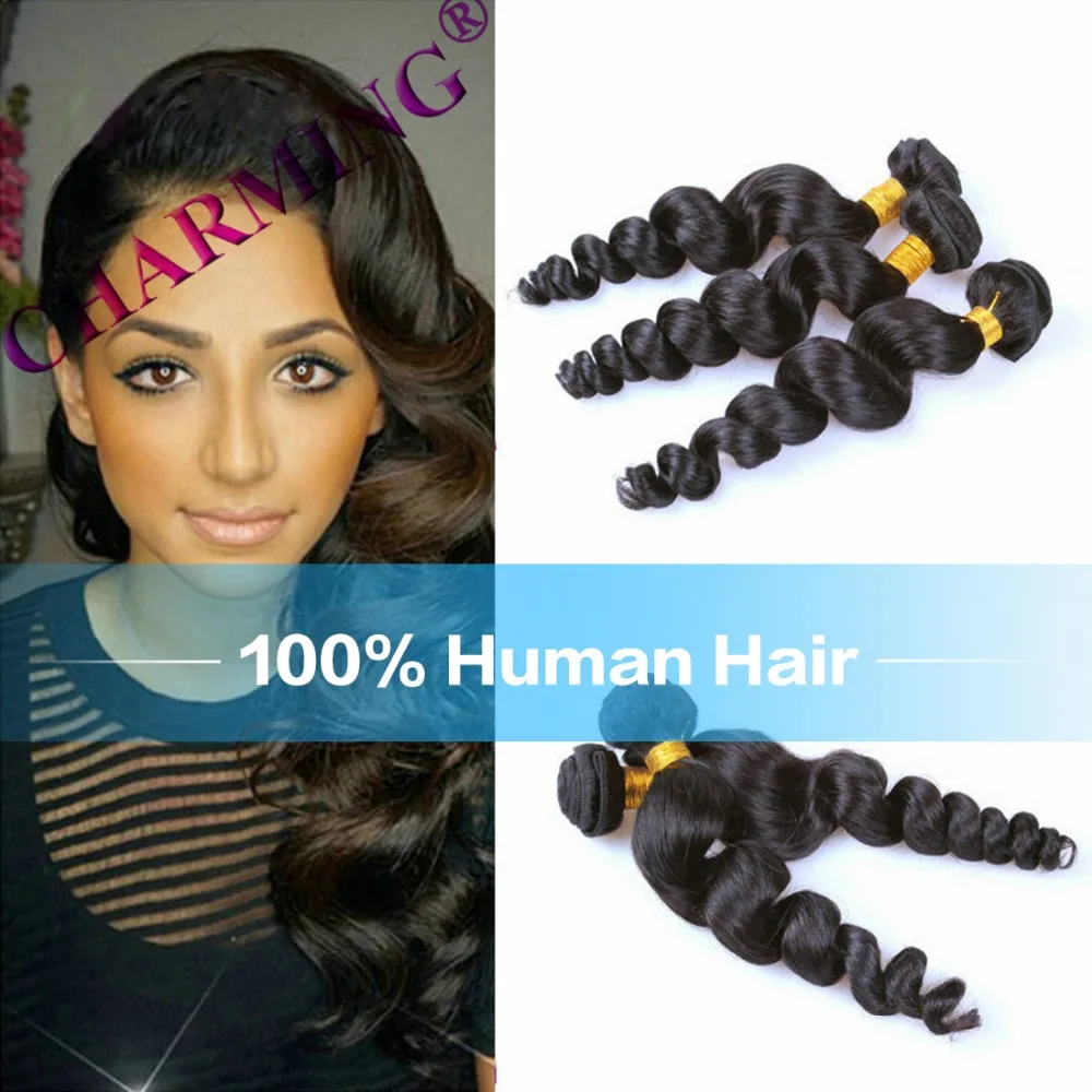 

Charming 8a Grade Virgin Unprocessed Human Hair Brazilian Virgin Hair Loose Wave 4 Bundles Cheap Human Hair Bundle Deals