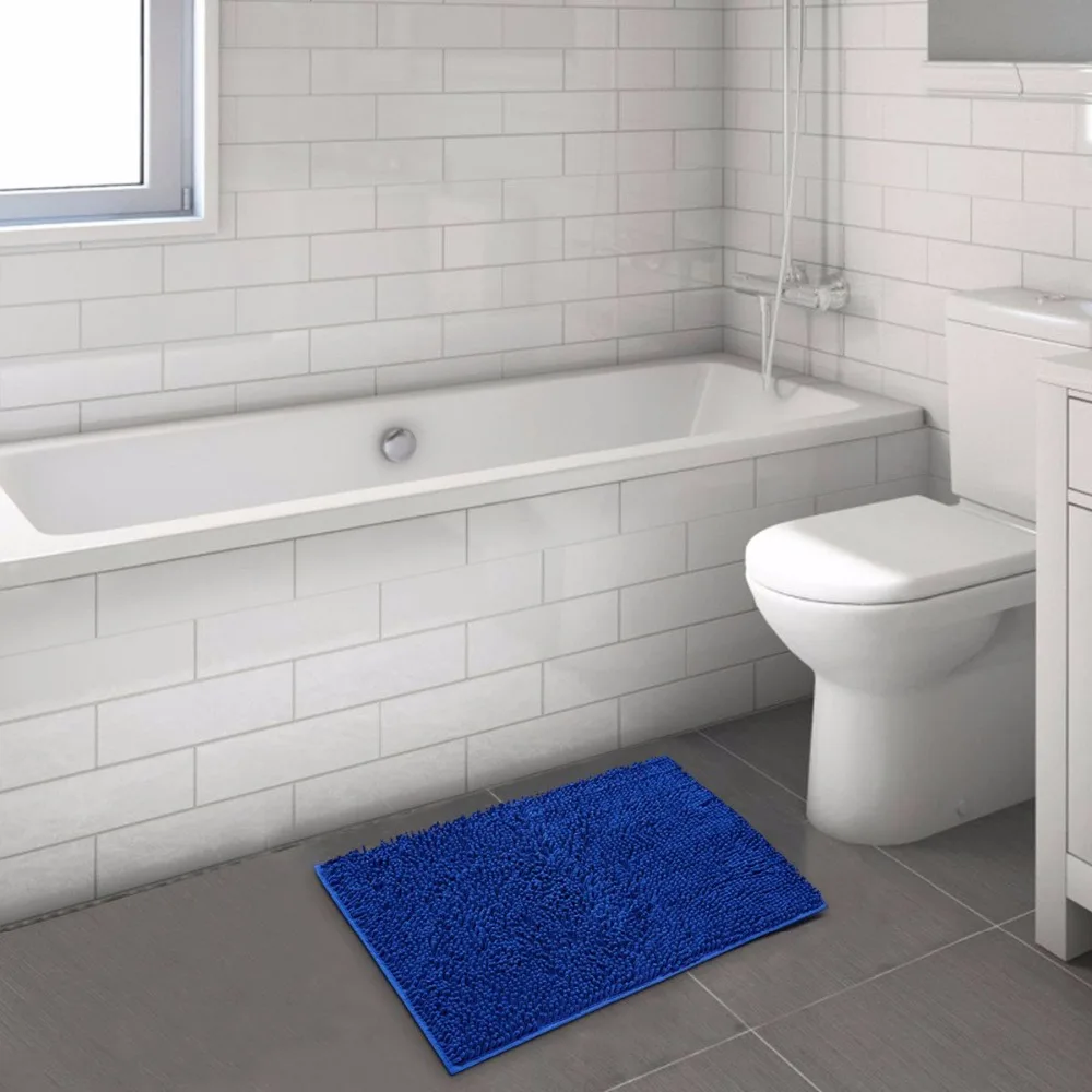 40x60 см микрофибра шенилловый коврик для ванной/коврик нескользящий коврик для ванной комнаты