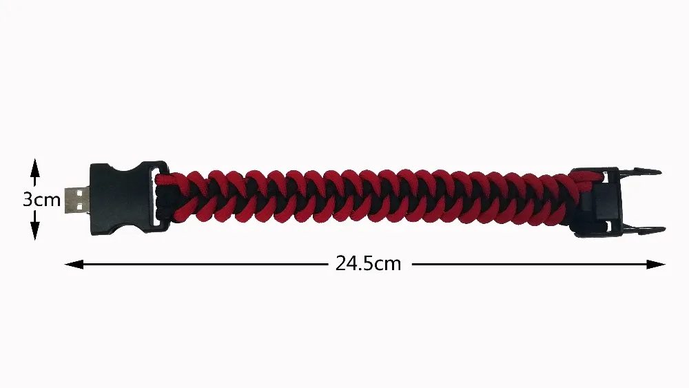 Nylon Braided Bracelets USB flash drive Pen drive Outside U disk Bracelets U stick 4GB 8GB 16GB 32GB 64GB 128GB External Storage best flash drive