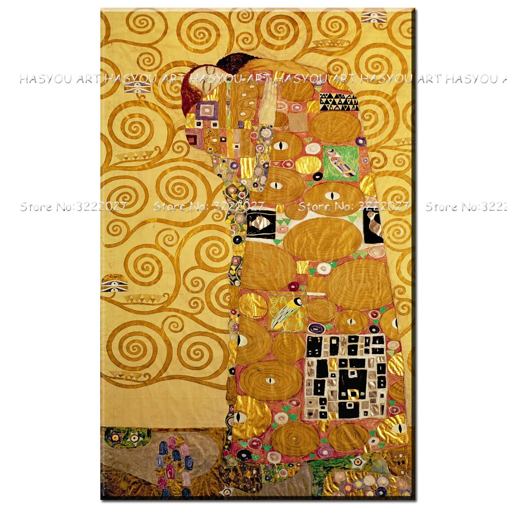 Canvas Painting Gustav Klimt reproductions Tree of Life Top Artist Pure