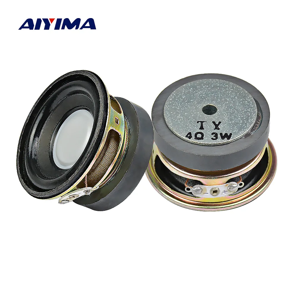 AIYIMA 2Pcs 52mm Audio Portable Speakers 4Ohm 3W Music Tweeters Loudspeaker DIY For Bluetooth Speaker Home Theater Sound System AIYIMA 2Pcs 52mm Audio Portable Speakers 4Ohm 3W Music Tweeters Loudspeaker DIY For Bluetooth Speaker Home Theater Sound System