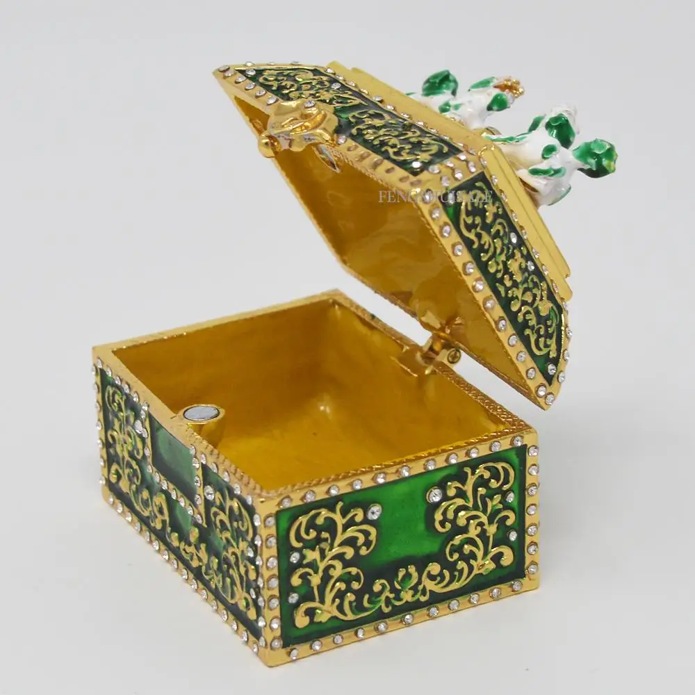 

Fengshui Green Treasure Chest For Growind Money Lucky Home Decor