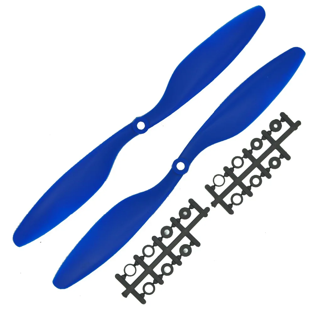 

1045 10"*4.5" Blade Propeller(Blue) props For RC 4-axis KK Multicopter Quadcopter +Free shipping