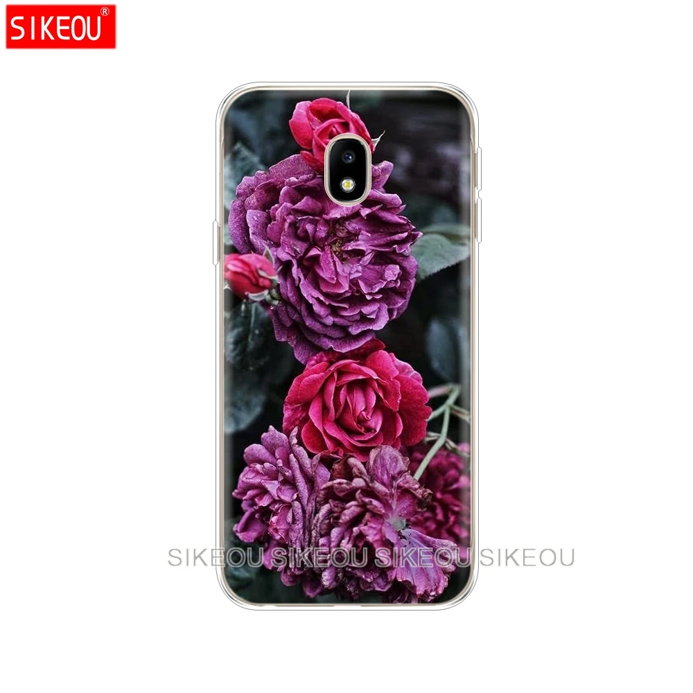 Силиконовый чехол для телефона Samsung Galaxy J3 J5 J7 2017 J330 J530 J730 PRO j2 2018 модный фиолетовый