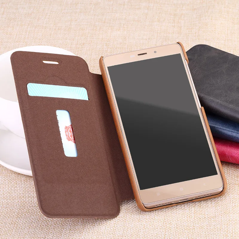 Redmi 4 pro Чехол Флип кожаный xiaomi redmi4 prime 32 ГБ жесткий чехол 64 Гб кошелек qtp redmi Чехол|case