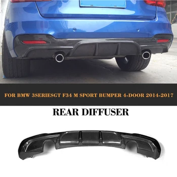 

For 3 Series Carbon fiber Car Auto Rear Lip Spoiler Diffuser for BMW F34 GT M sport 4 Door Only 14-17