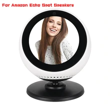 Для Amazon Echo Spot колонки 360 Вращение настенный кронштейн подставка металлическая база Регулируемый алюминиевый сплав глянцевый Держатель подставка