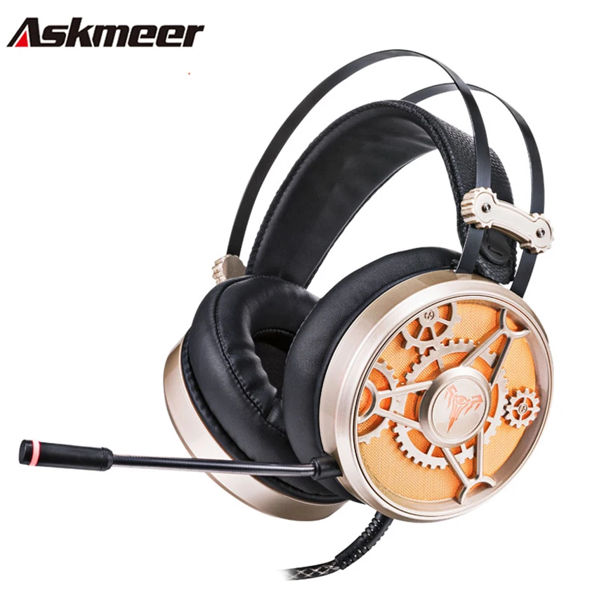 Askmeer V19 Best PC Gaming Headphones for Computer Gamer