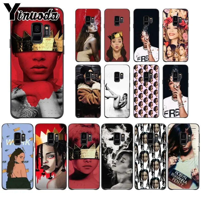 Yinuoda Rihanna роскошный уникальный дизайн чехол для телефона Samsung Galaxy s9 s8 plus note 8 note9 s7