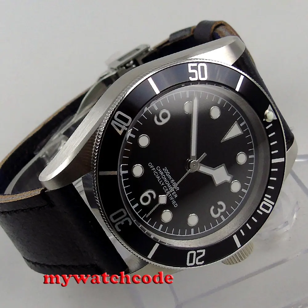 41mm corgeut black sterile dial black bezel Sapphire Glass automatic mens Watch 41mm corgeut black sterile dial black bezel Sapphire Glass automatic mens Watch
