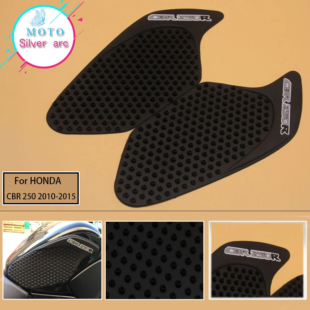 

For Honda CBR 250 2010-2015 14 13 2 CBR250 Motorcycle Anti slip Tank Pad 3M Side Gas Knee Grip Traction Pads Protector Stickers