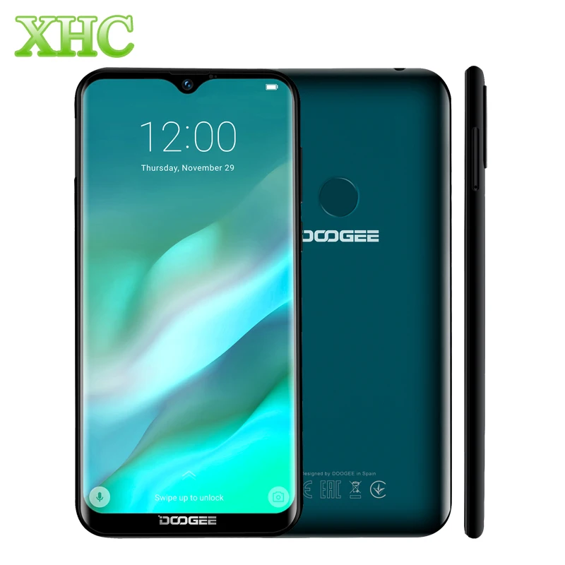 DOOGEE Y8 Android 9 0 мобильный телефон 6 1 дюймов экран капли воды двойной 8.0MP камеры MT6739