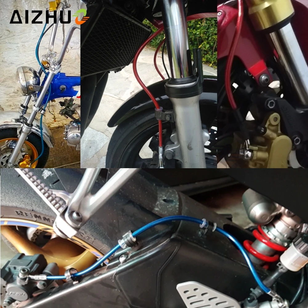 Тормозной шланг мотоциклетный универсальный для YAMAHA R6 R3 MT 07 FZ6 R1 FZ1 R15 09 XJ6 YBR 125