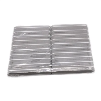 

40pcs Mini Nail Buffer Sponge Buffing Sanding Files Block Nail Art Tips Manicure Tool Grey Double-sided 100/180 90mm Nail File
