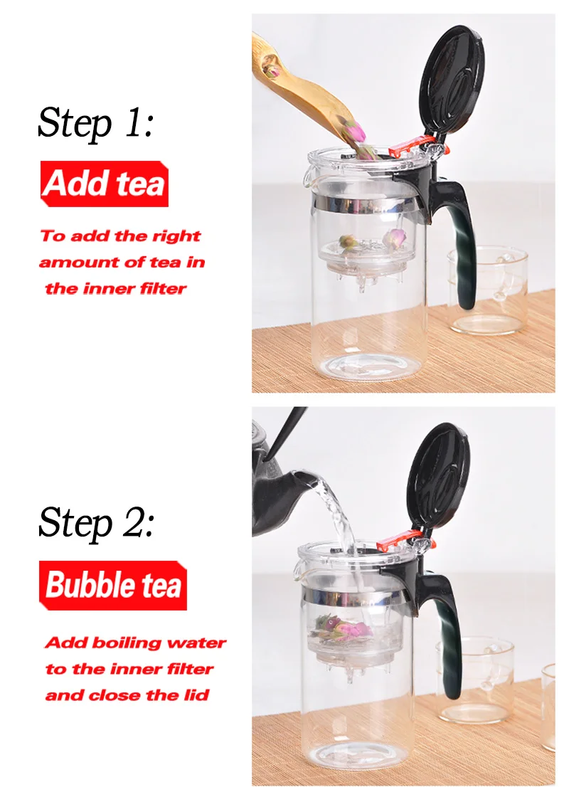 teapot with infuser