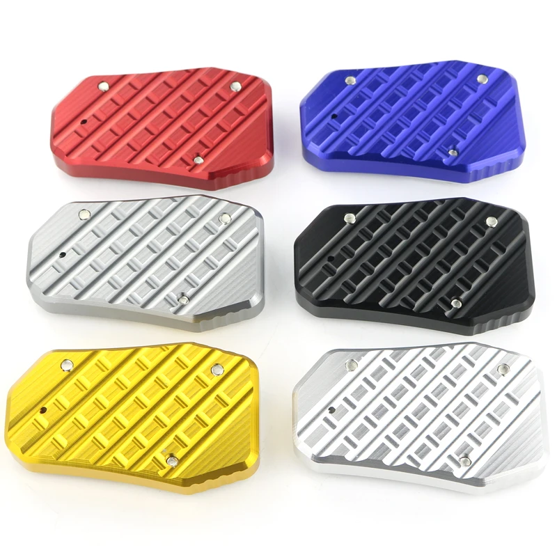 

Motorcycle Accessories Modified Alloy Foot Side Stand Extension Kickstand Pad Plat For YAMAHA T-MAX 530 SX DX 2017 2018