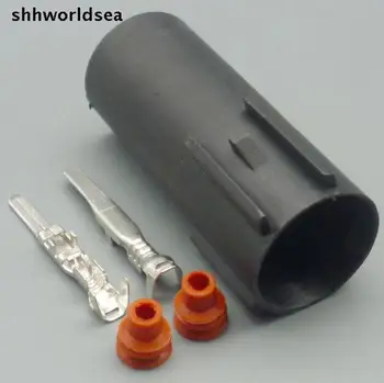 

shhworldsea 2 pin car connector plug pigtail case for VTEC pressure switch Knock sensor Coolant Sensor socket 00 B20Z 97-01