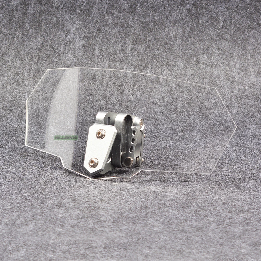 Motorcycle Universal Risen Windshield Windscreen Bracket Set Screen
