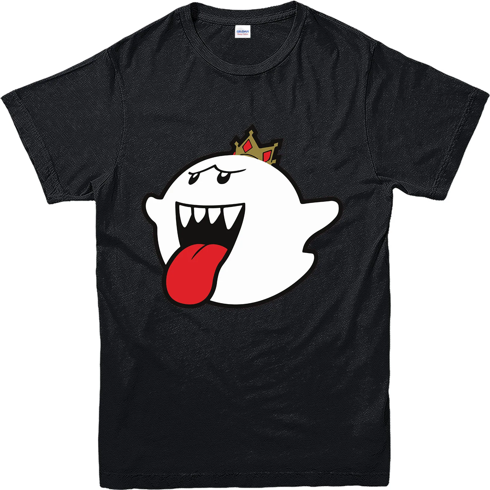 Super Mario T Shirt, King Boo Spoof T Shirt, Inspired Design Top Short