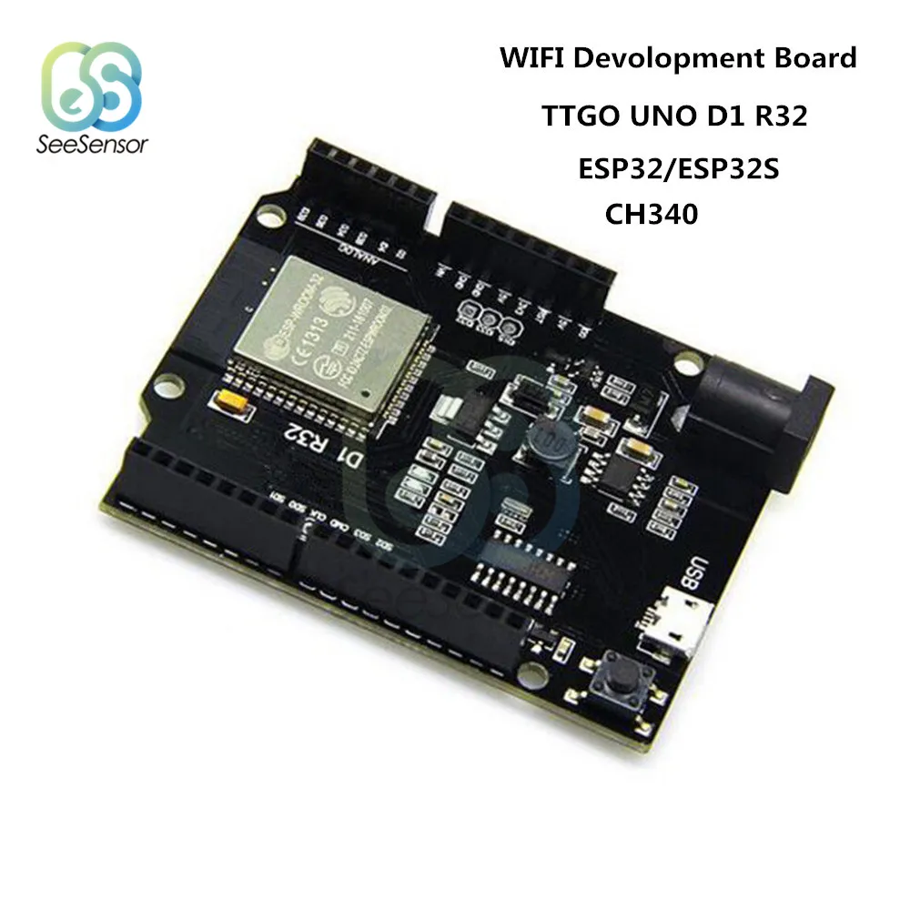 D1 ESP32 ESP8266 WiFi Bluetooth макетная плата модуль беспроводной 4MB Flash UNO D1 R32 CH340 CH340G плата для Arduino для Wemos - Цвет: ESP32