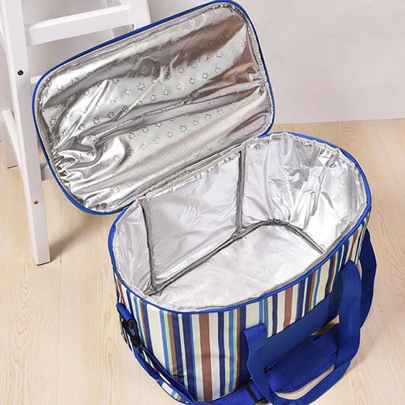 35L Большая вместительная сумка-холодильник, сумка-тоут для пикника и обеда, Студенческая Портативная сумка-Органайзер для еды и молока, аксессуары