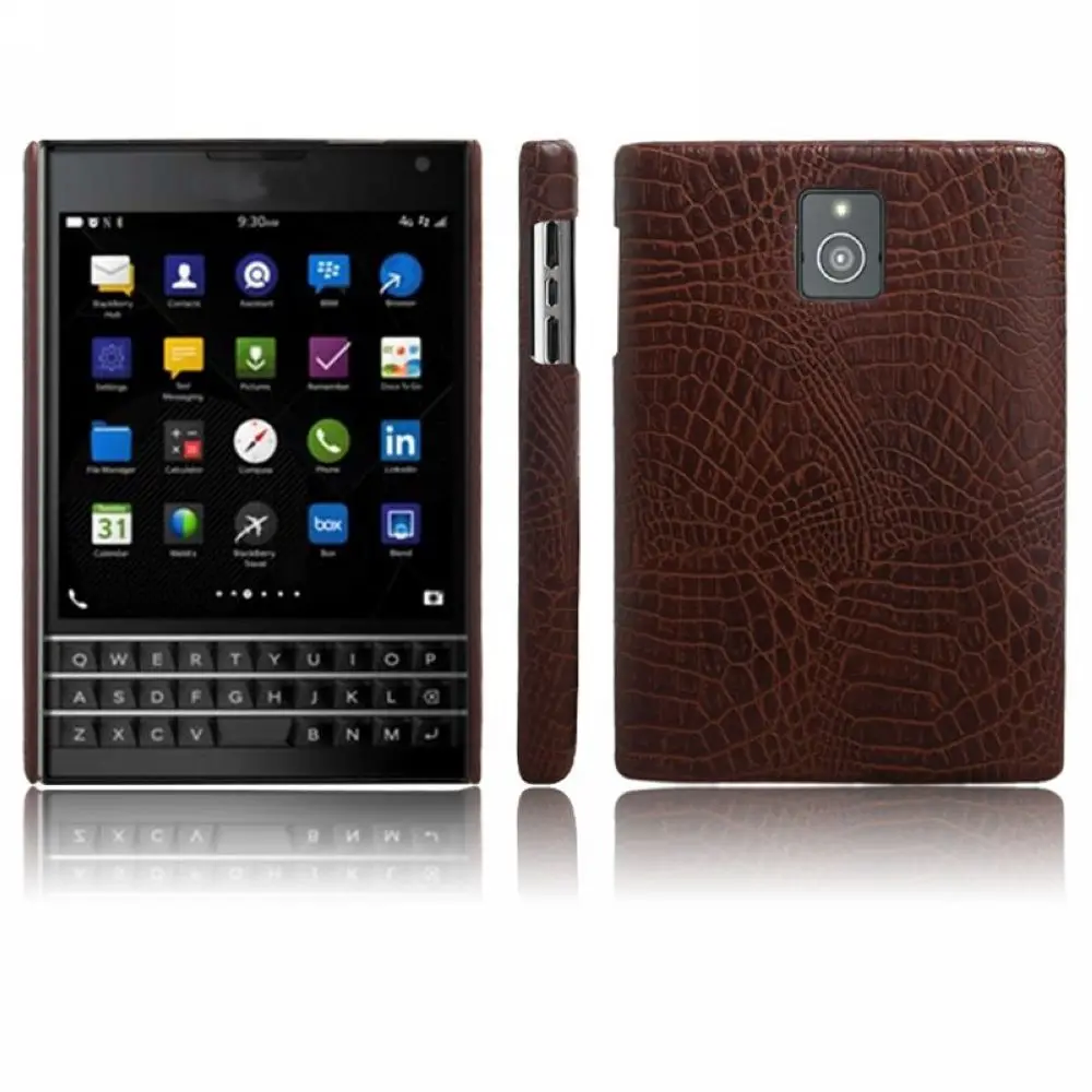 Чехол для BlackBerry Passport 4,5 дюйма с крокодиловым узором из искусственной кожи твердый пластиковый чехол на заднюю панель для BlackBerry Passport Q30 чехол