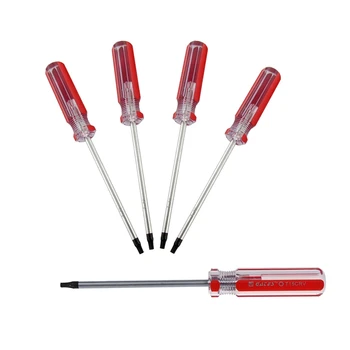 

Red Clear Plastic Handle T15 Security Torx Screwdriver Tool & Plastic Handle T20 Security Torx Screwdriver Hand Tools
