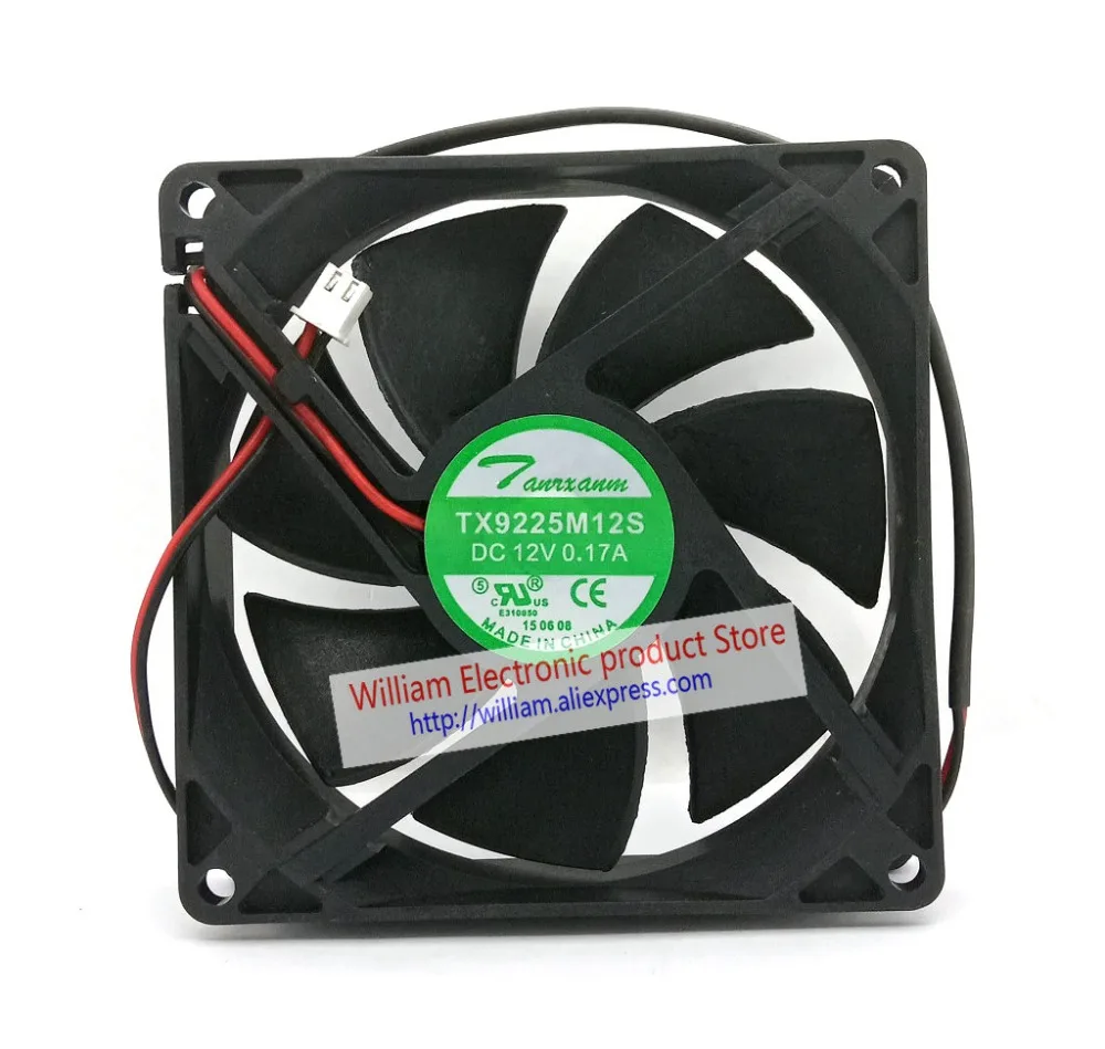 

New Original TX9025L18S 18V 0.14A TX9225M12S 12V 0.17A 90x90x25MM 2Lines Computer coolign fan
