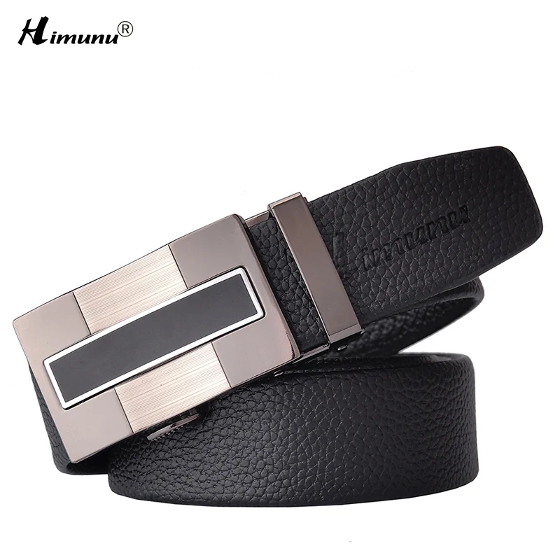 

100% First layer leather belt Natural cowhide leather Pattern black belts for men Hollow Relief drawing Automatic Buckle Retail