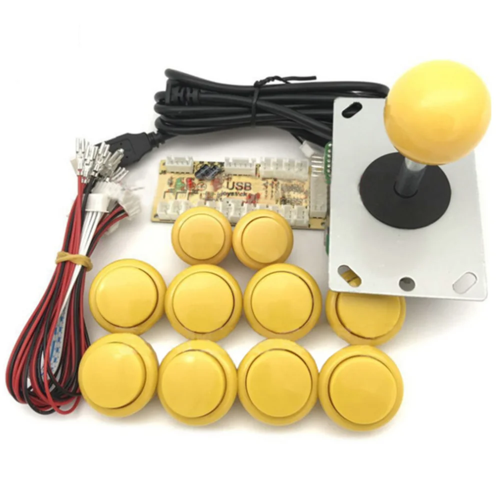 Аркадный джойстик переключатель DIY Kit Нулевая задержка игровой usb-датчик для ПК Джойстик Sanwa для аркадных игр+ sunway кнопка для Аркады MAME