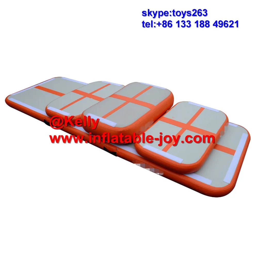 DDU free door shipping inflatable tumbling track, durable inflatable air tumble track