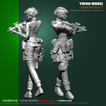 

1/24 75mm US Navy SEALs Beauty Resin Soldier YFWW1826
