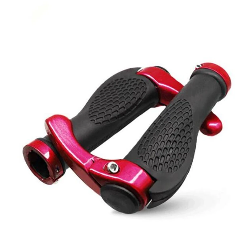 2020 Cycling Lockable Handle Grip For Bicycle MTB Road Bike Handlebar Bicycle Grip Bike Aluminum Alloy + Rubber 5 Colors