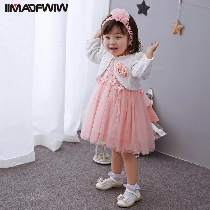 

New Baby Lace Super Soft Yarn Dress Hundred Days Infant Cotton Dress Princess Girls Sleeveless Dress For 2019 Spring Summer