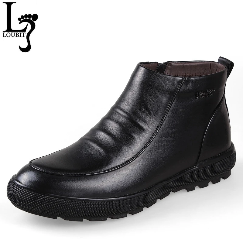 comfortable black boots mens